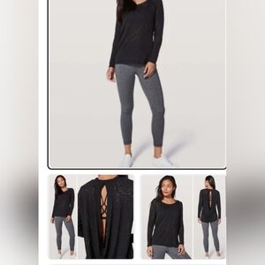 lululemon athletica Black Long Sleeve Top